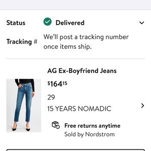 Ag Adriano Goldschmied Women's Ex-Boyfriend Jeans - Blue